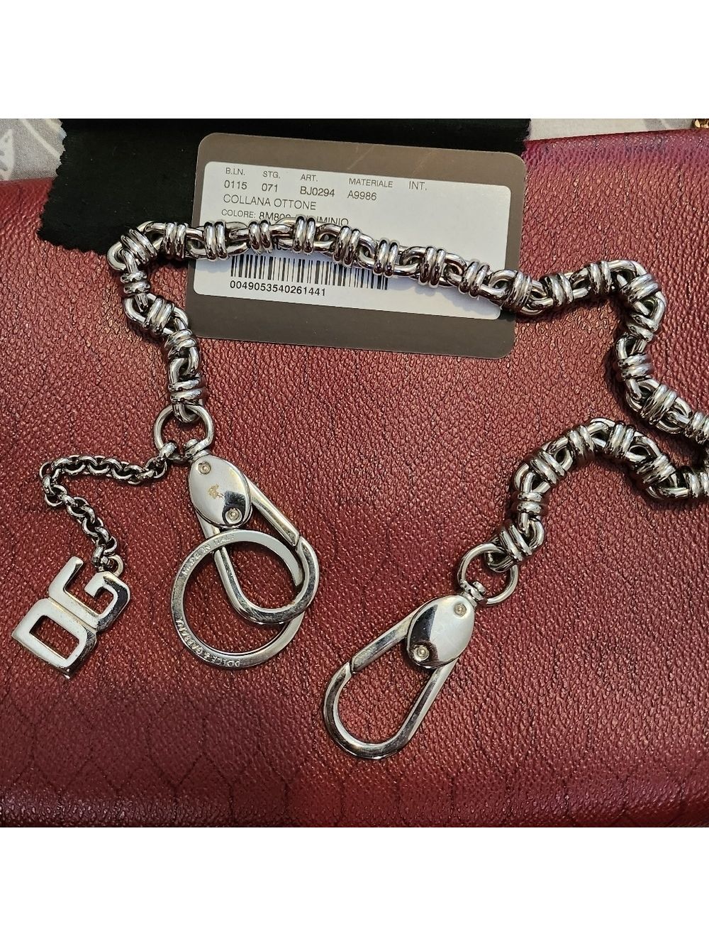 Dolce and Gabbana key ring chain/ Chain